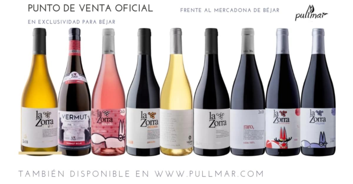 Punto de venta exclusivo de los vinos La Zorra en Béjar