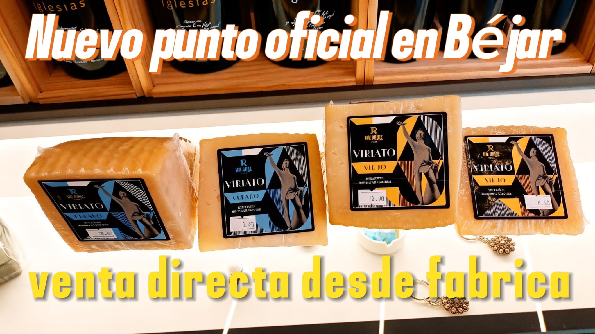 Pullmar, punto oficial de venta de Quesos Viriato en Béjar
